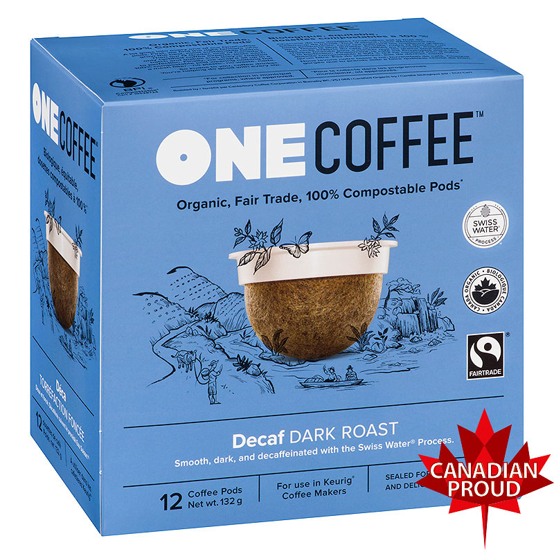 Onecoffee Pods Decaf Dark Roast 12s London Drugs