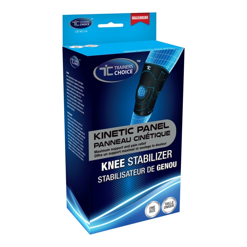Trainers Choice Knee Compression Wrap - Black - One Size