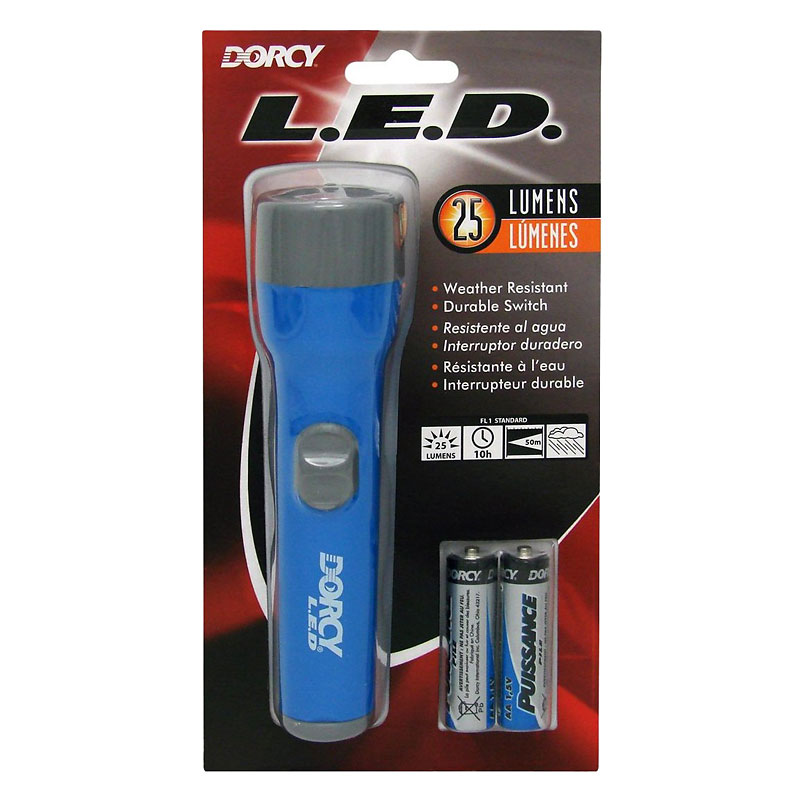 Dorcy LED Flashlight - 2AA - 41-2461
