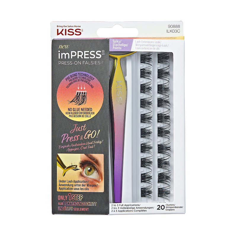 ImPRESS Press-on Falsies Spiky False Lashes Kit