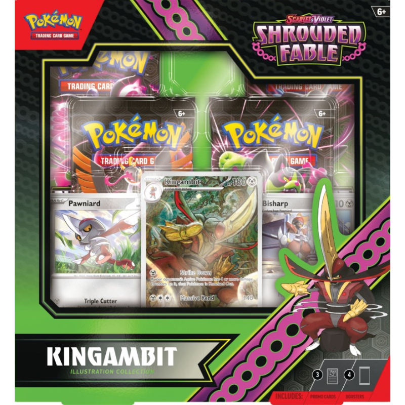 Pokemon Trading Card Game: Scarlet & Violet - Shrouded Fable Kingambit Illustration Collection