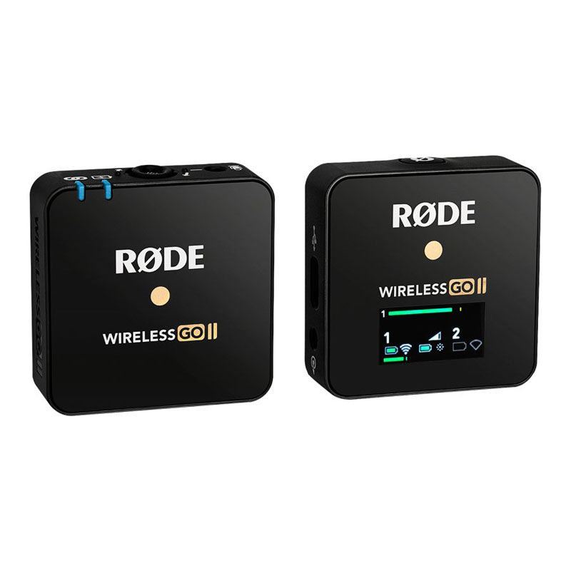 Rode Wireless GO II Digital Microphone System - Black - ROD-WIRELESSGO2SINGLE