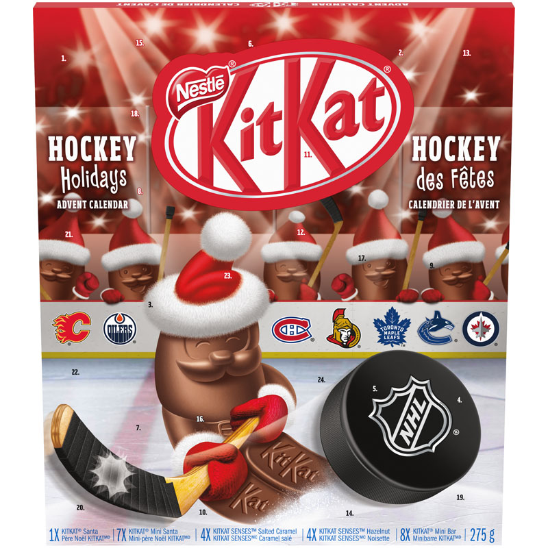 Nestle KitKat Hockey Holidays NHL Advent Calendar 275g London Drugs