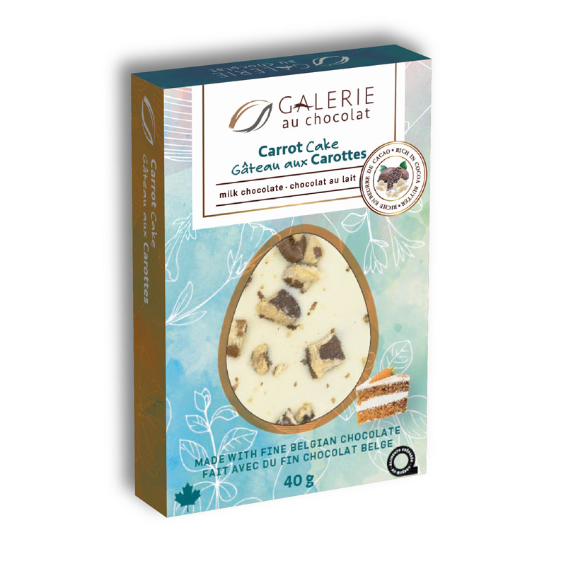 Galerie Au Chocolate Bark - Carrot Cake - 40g