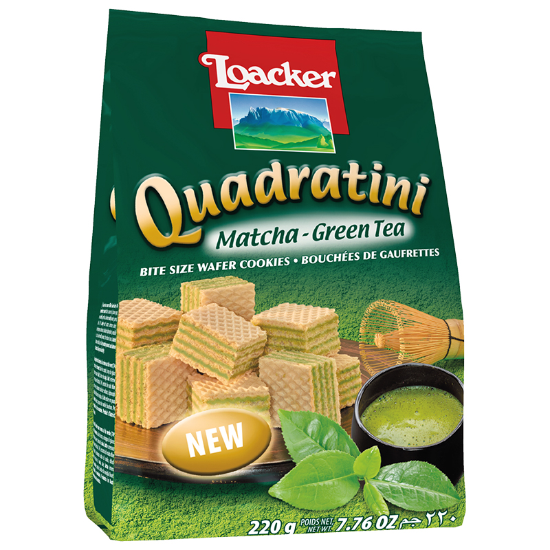 Loacker Quadratini - Matcha - 220g