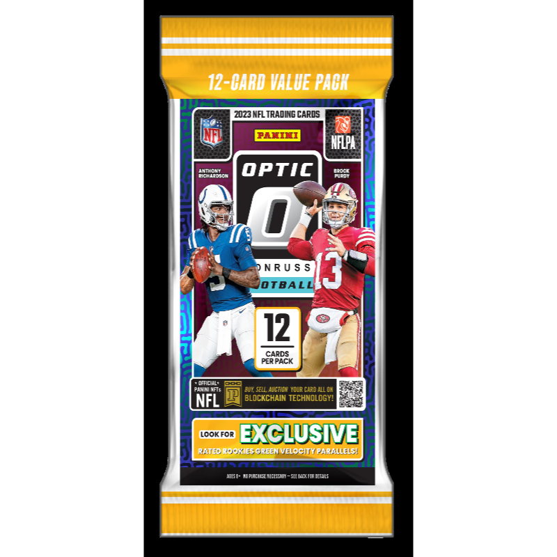 2023 Panini NFL Donruss Optic Football Trading Card Fat Pack