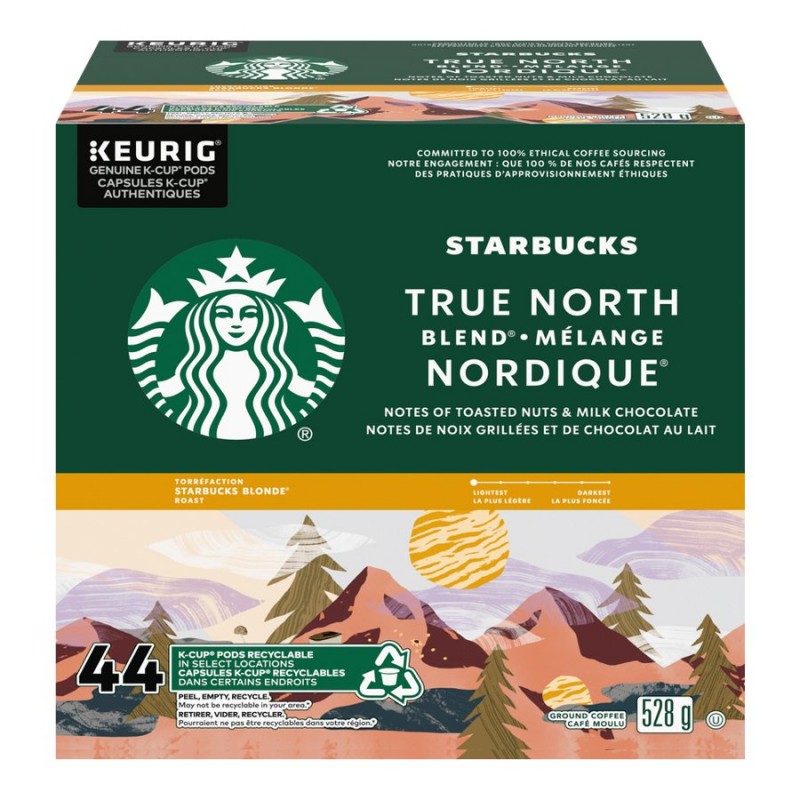 Starbucks K-cup True North - 44s