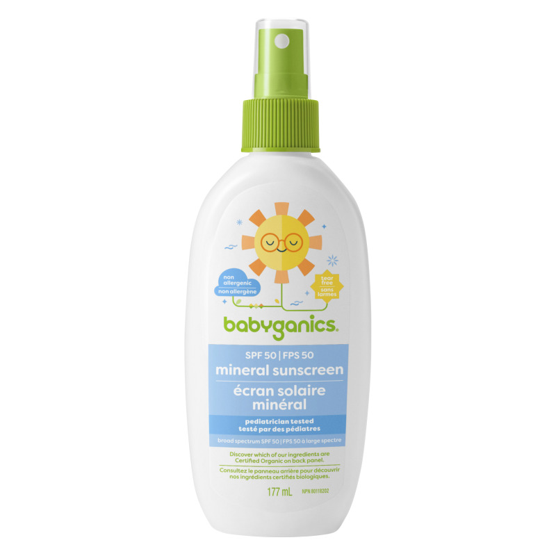 Babyganics Mineral Sunscreen Spray - 177ml - SPF 50