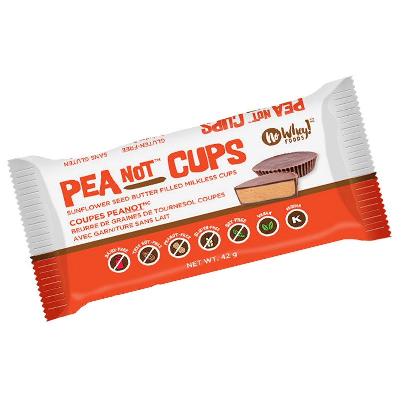 No Whey Pea Not Cups Sunflower Seed Butter Filled Milkless Cups - 42g