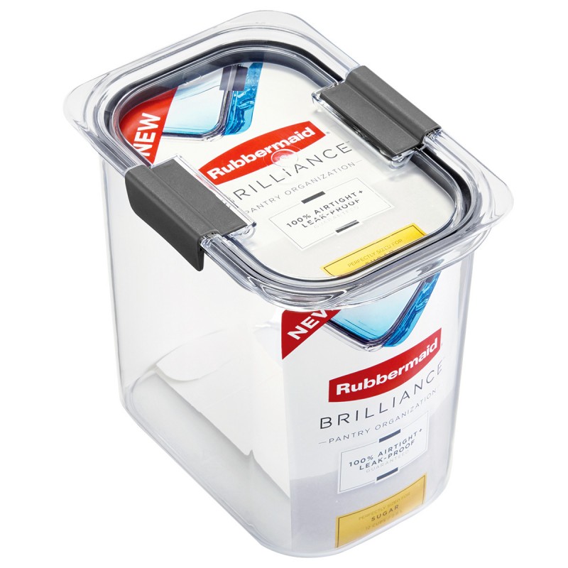 Rubbermaid Brilliance Pantry Canister Sugar 12 cup London Drugs