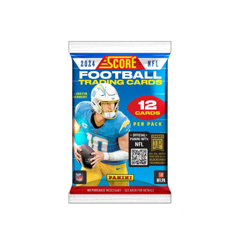 2024 Panini Score NFL Footbal Trading Cards Booster Pack