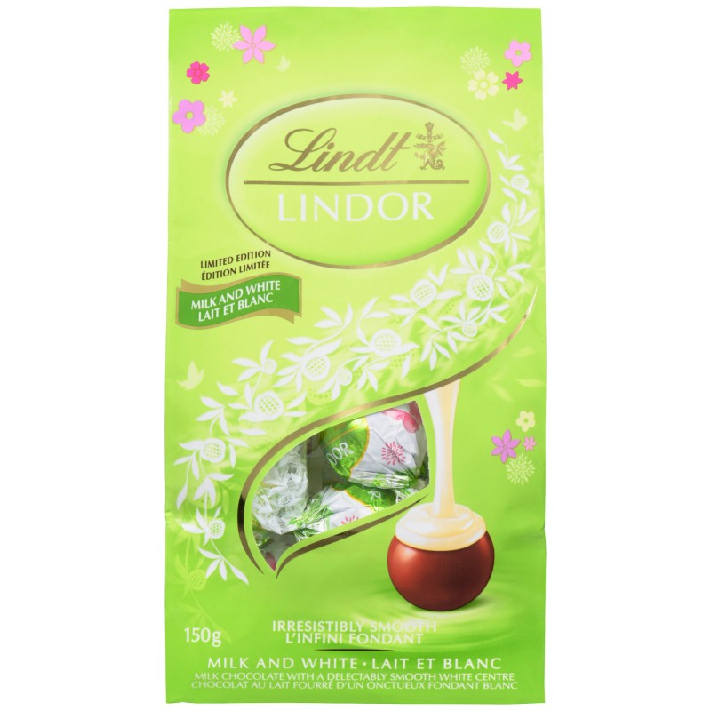 Lindor Milk and White Chocolate - 150g