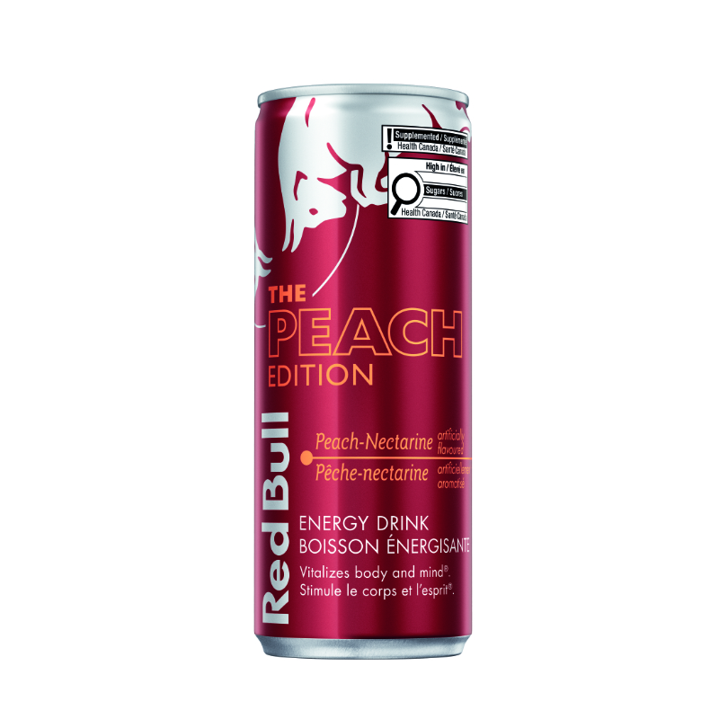 Red Bull Energy Drink - Peach - 250ml Tin