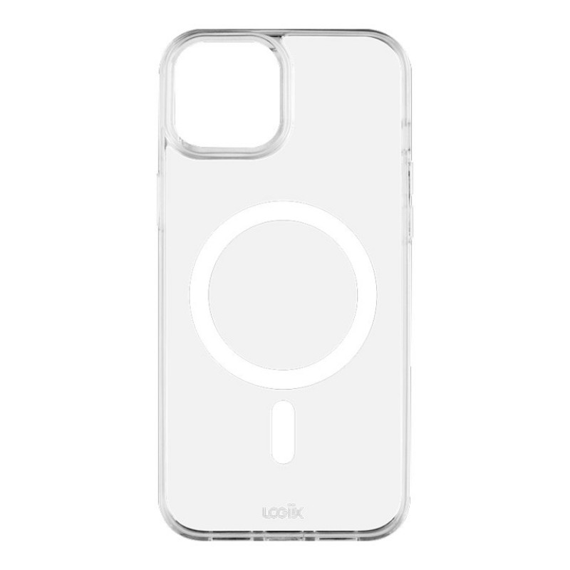 LOGiiX Air Guard Classic Mag MagSafe Back Cover for iPhone 14 - White/Clear