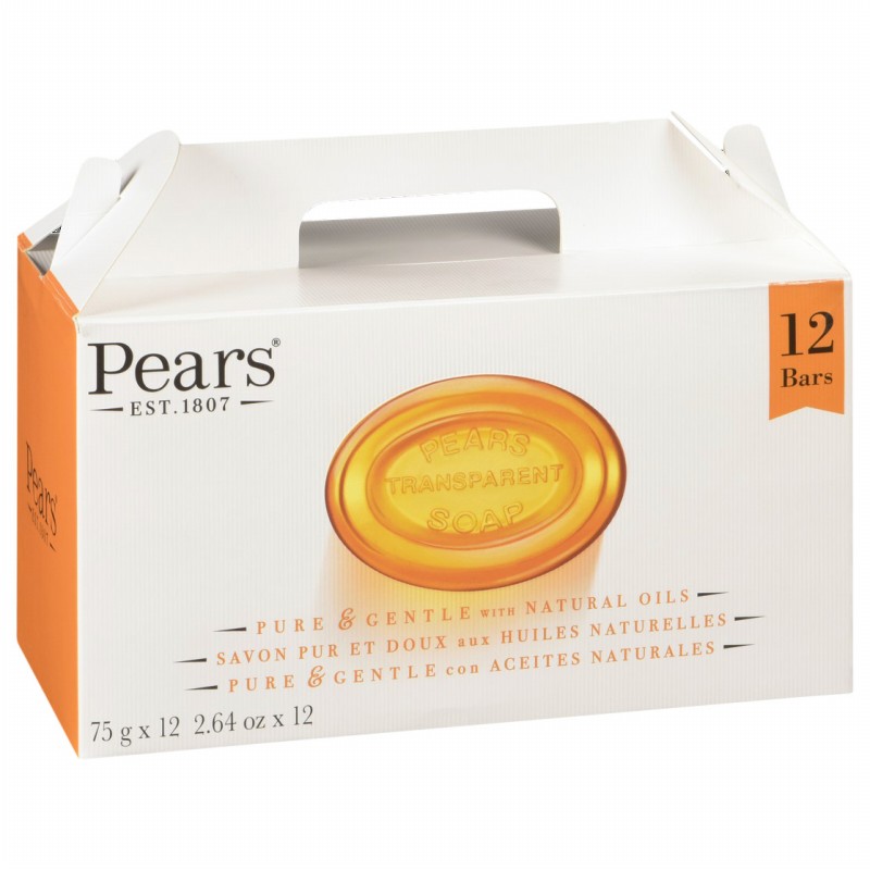 Pears Transparent Soap - 12x75g