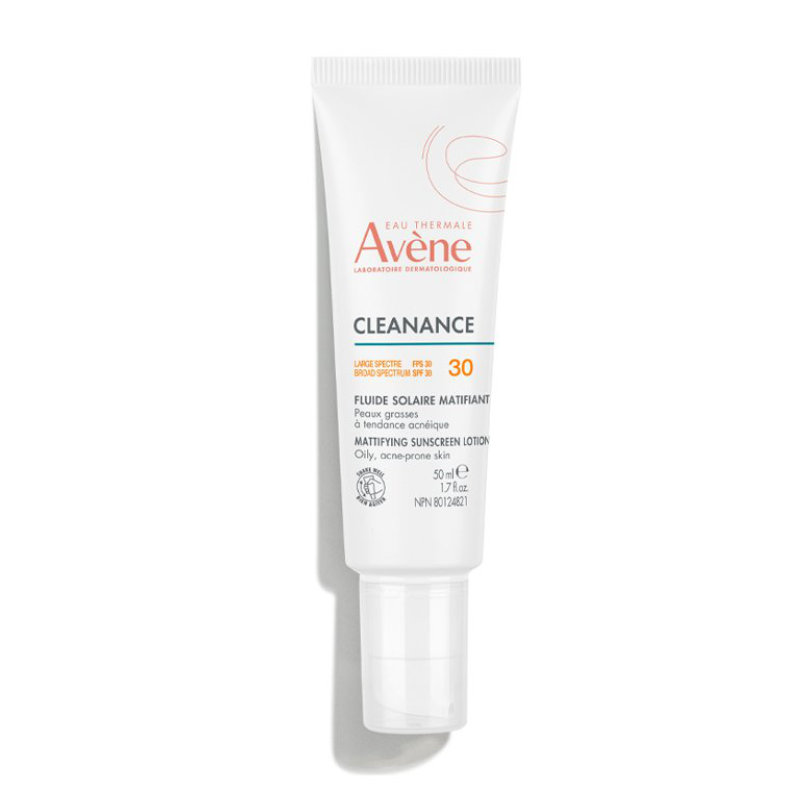 Eau Thermale Avene Cleanance Mattifying Sunscreen Lotion - SPF 30 - 50ml