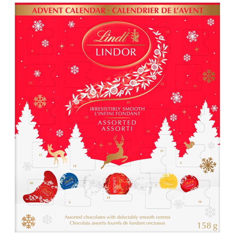 Lindt Lindor Advent Calendar 158g