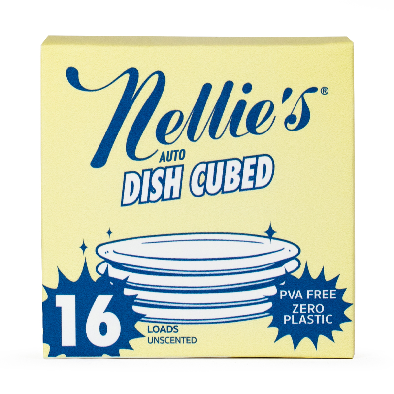 Nellie's Auto Dish Cubed - Unscented - 16 Loads