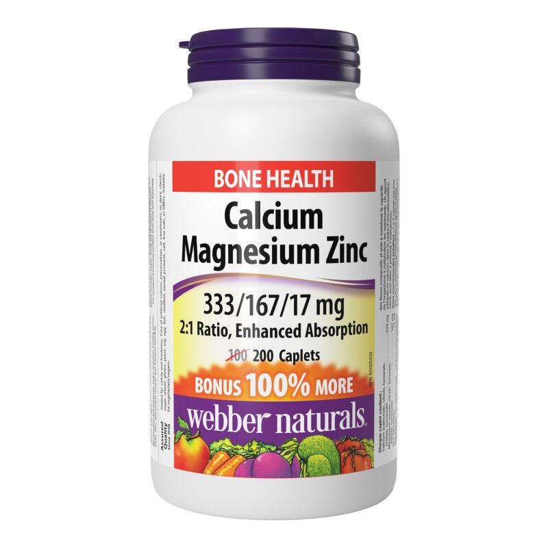 Webber Naturals Calcium Magnesium With Zinc 100s London Drugs 4437