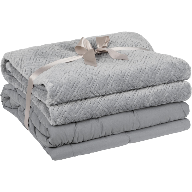 Safdie & Co. Weighted Blanket - Grey - 48x72 Inch