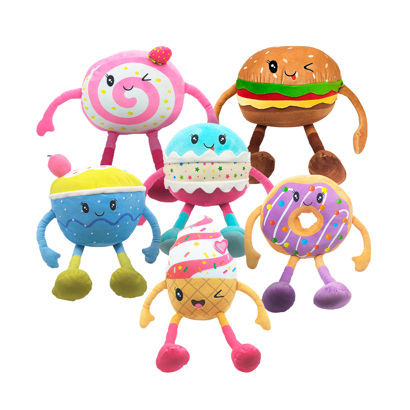 Smooshy Friends Sweet Food Edition Plush Toy - Assorted - 10cm