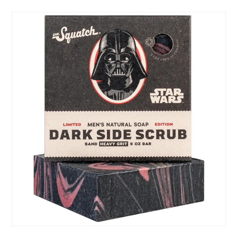 Dr. Squatch Star Wars Limited Edition Soap - Darth Vader Dark Side Scrub - 141g