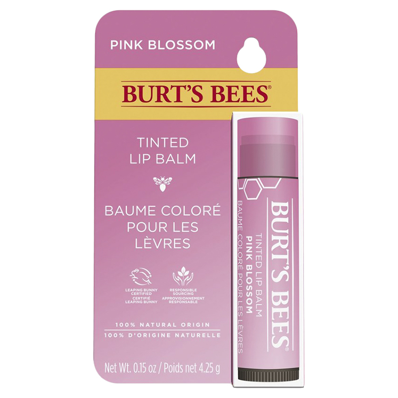 Burt's Bees Tinted Lip Balm - Pink Blossom - 4.25g