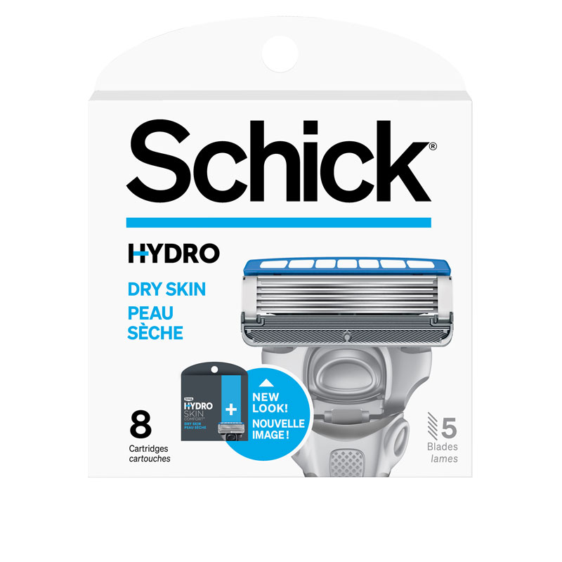 Schick Hydro Skin Comfort Dry Skin Men's Razor Blades - 8's