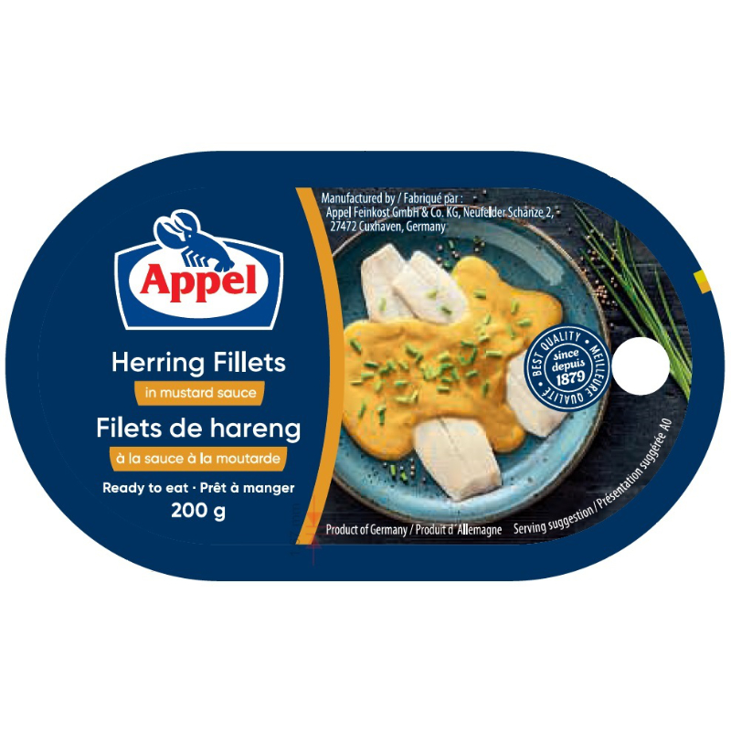 Appel Herring Fillet in Mustard Sauce - 200g