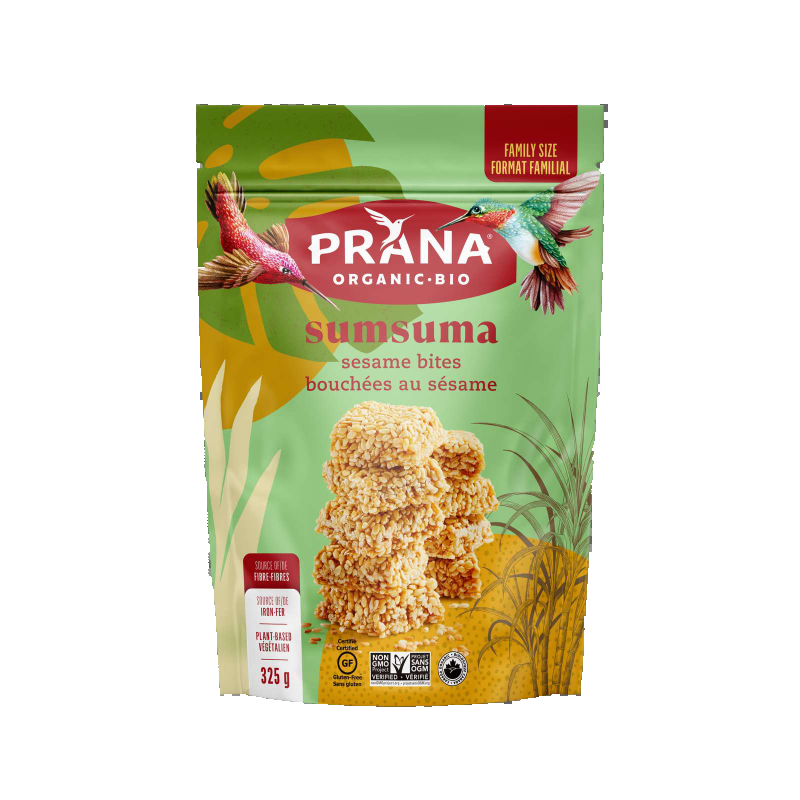 Prana Organic Sumsuma - Sesame Squares - 150g
