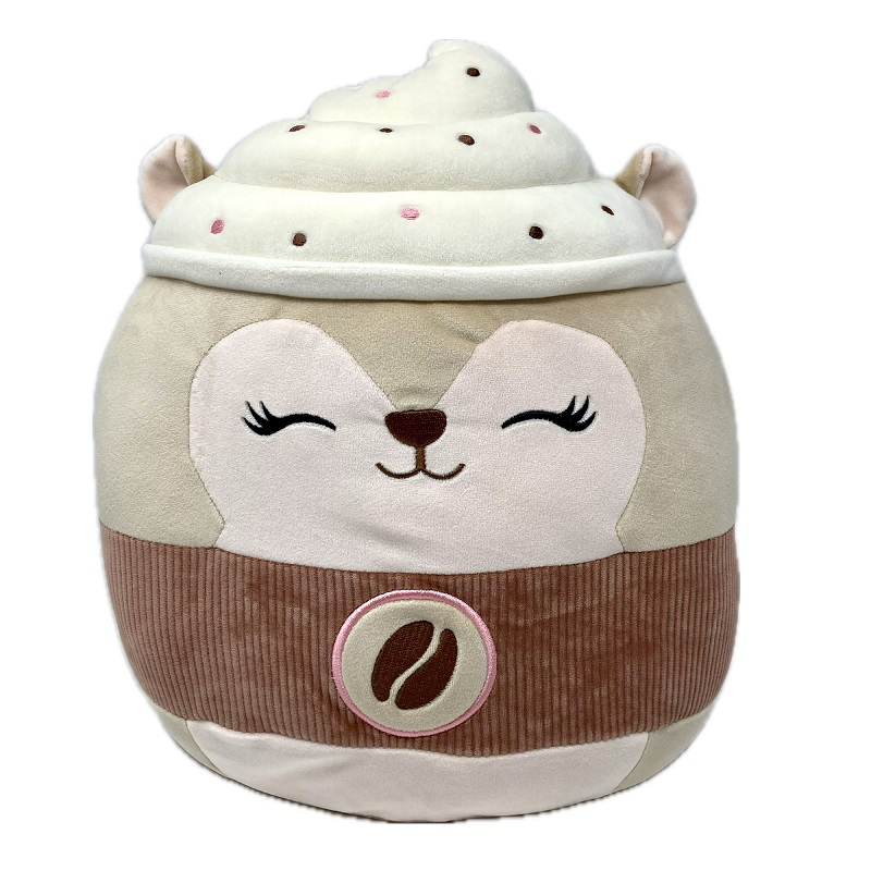 Squishmallows Sweets Plush Toy - Reza Squirrel - 12 Inch - 12 x 10 x 6 Inches