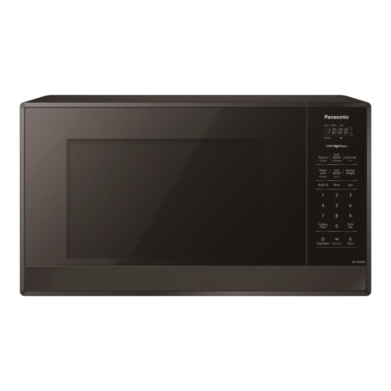 Panasonic 0.9 cu ft. Microwave Oven - Black Stainless Steel/Black - NNSG448SC