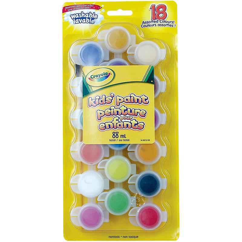 CRAYOLA BOLD & CLASSIC PAINT5PK