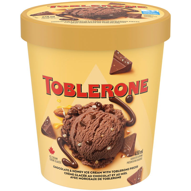 Try out Toblerone Mini Honey And Toblerone Chocolate Ice Cream Sticks  6x40ml