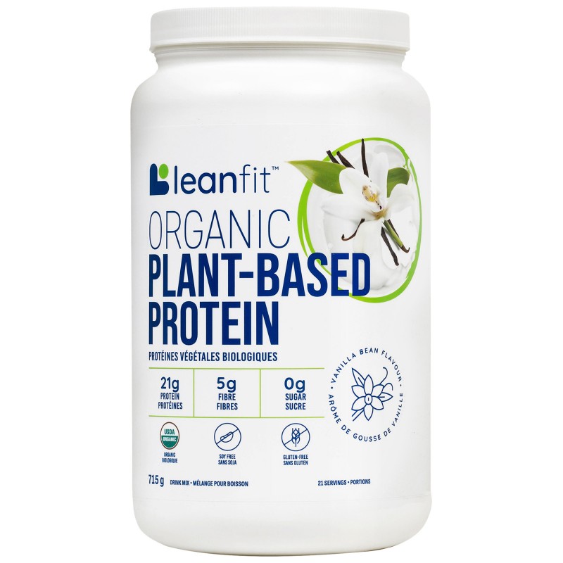 Leanfit Organic Plant-based Protein - Vanilla - 715g