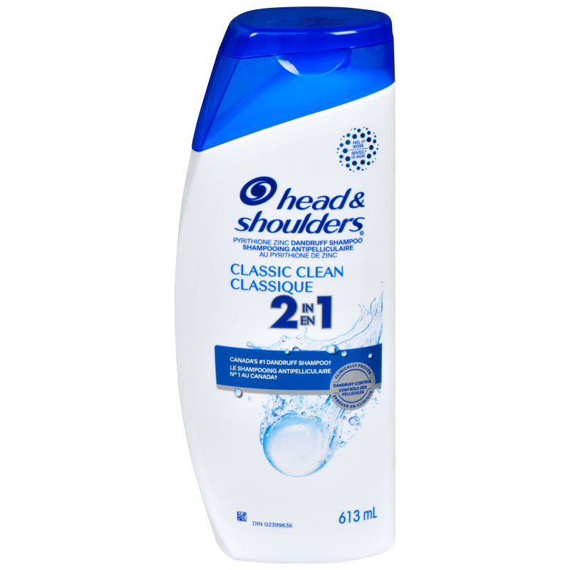 Head & Shoulders 2-in-1 Smooth and Silky Anti Dandruff Shampoo + Conditioner for Women & Men - 613ml