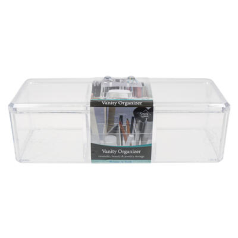 Cosmetic Makeup Vanity Organizer - Clear - 9 Inch