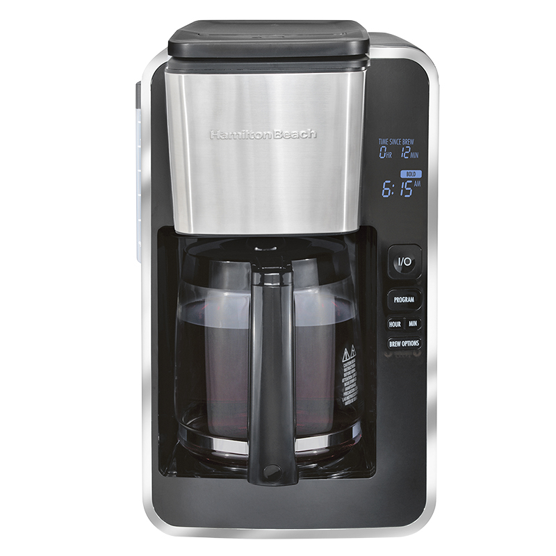 Hamilton Beach Programmable Coffee Maker - Black/Stainless