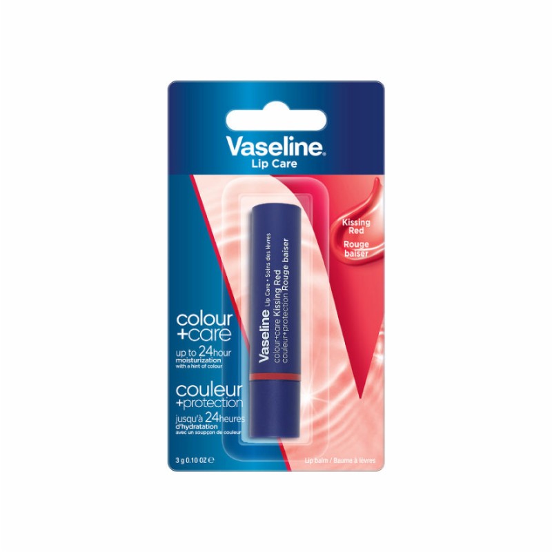 Vaseline Lip Care Colour + Care - Kissing Red - 3g