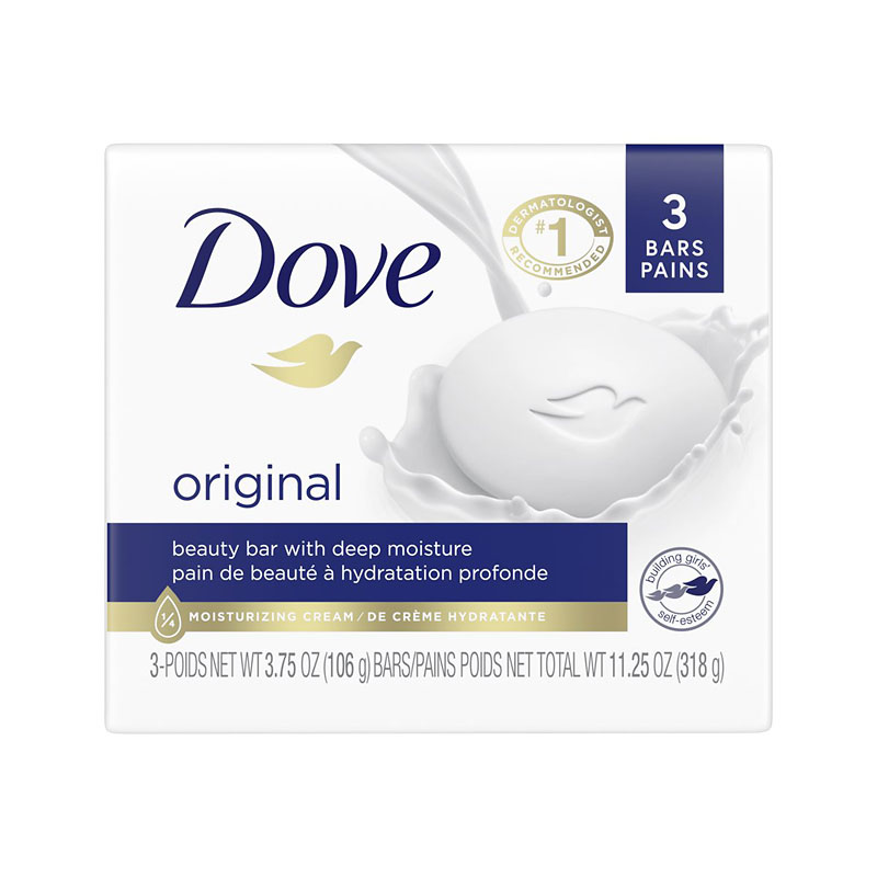 Dove White Beauty Bar - 3 x 106g