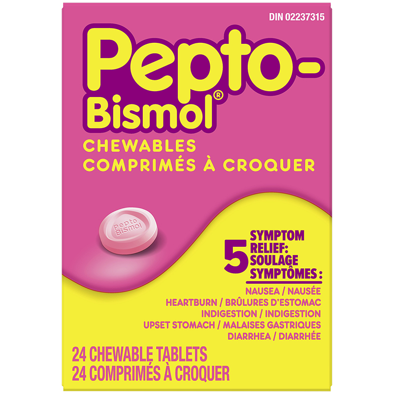 Pepto-Bismol Chewable Tablets - 24s