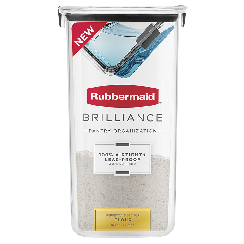 Rubbermaid Brilliance 16 Cup Flour Pantry Airtight Food Storage Container -  Farr's Hardware