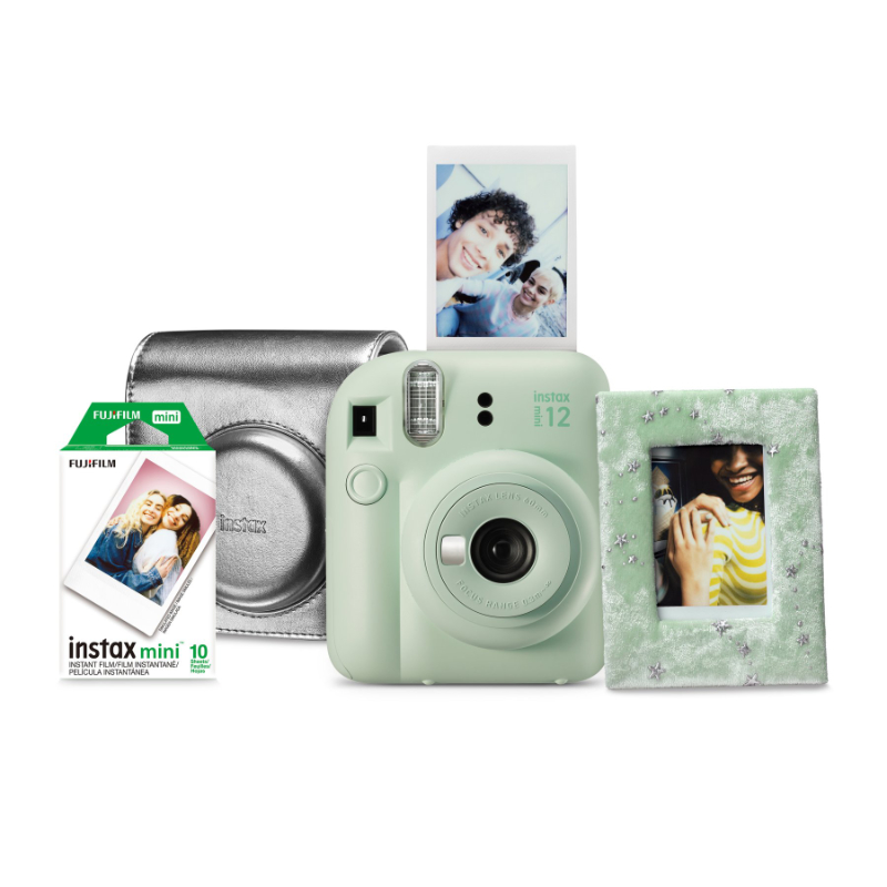 Fujifilm Instax Mini 12 Instant Camera Gift Set - Mint Green - 600024025