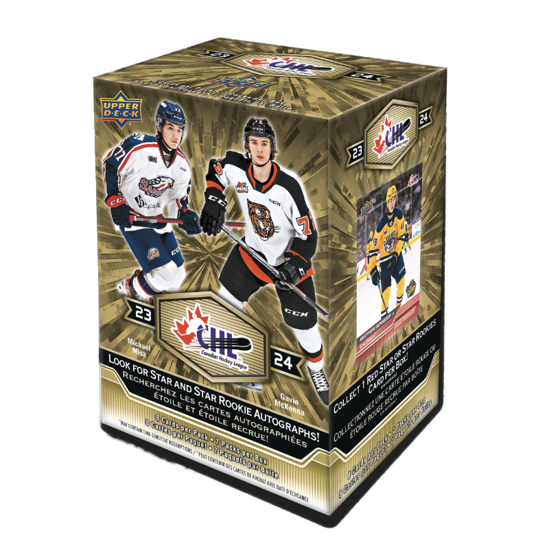 2023-24 CHL Hockey Trading Cards Blaster Box