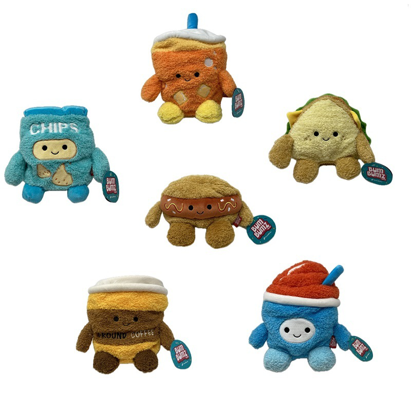 BumBumz Snack Food Theme Plush Toy - Assorted - 7 Inch - 6.5 x 4 x 4 Inch