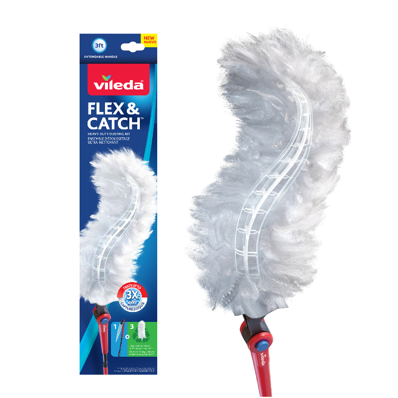 Vileda Flex & Catch Heavy Duty Dusting Kit