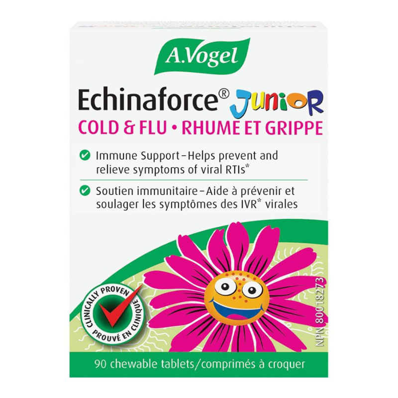 A.Vogel Echinaforce Junior Cold & Flu Chewable Tablets - 90's