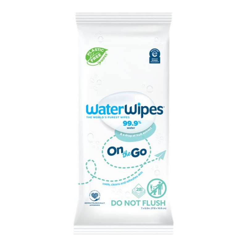 WaterWipes On The Go Cleaning Wipes - 28's