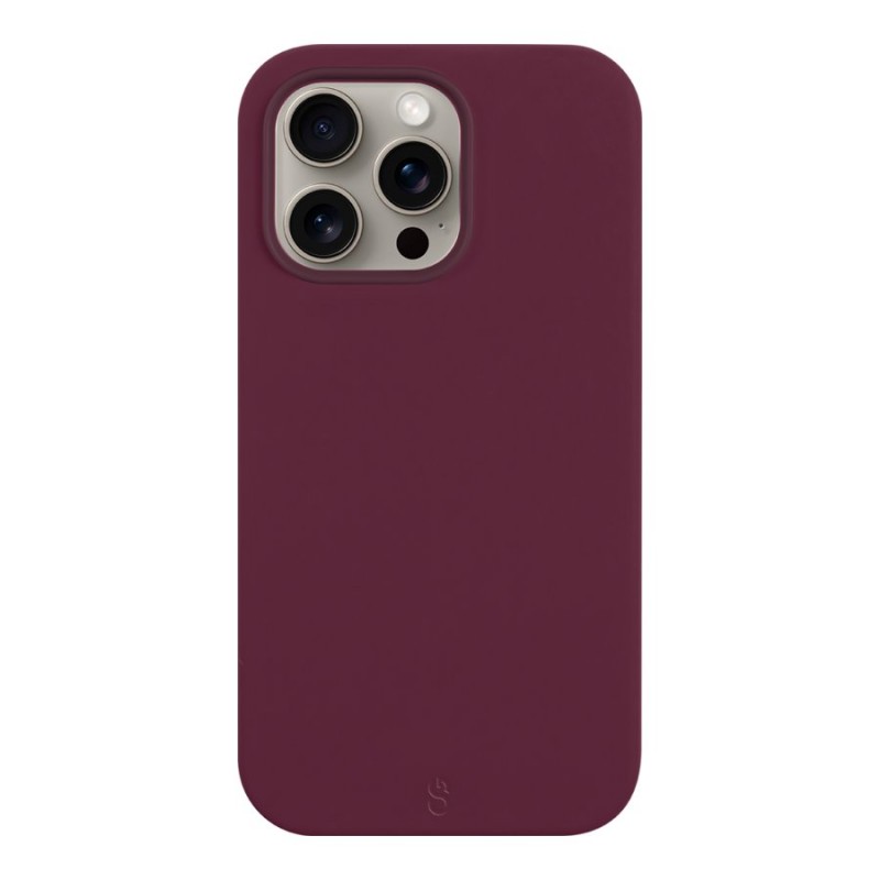 LOGiiX Vibrance Silicone Back Cover for iPhone 15 Pro Max - Burgundy