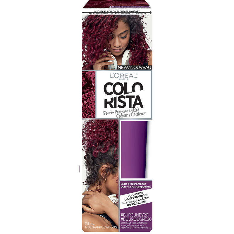 L Oreal Colorista Semi Permanent Colour Burgundy20